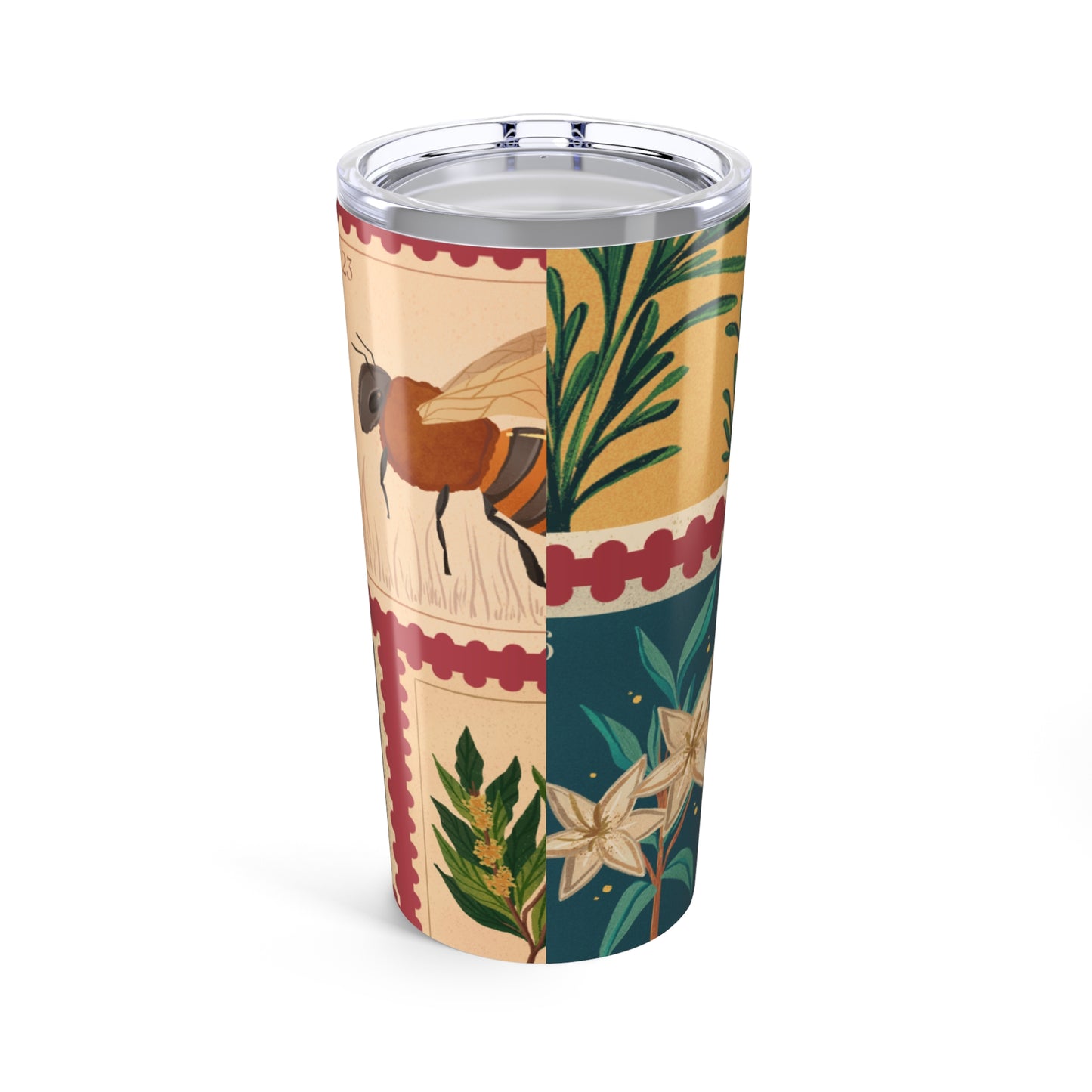 Vintage Botanical Tumbler 20oz