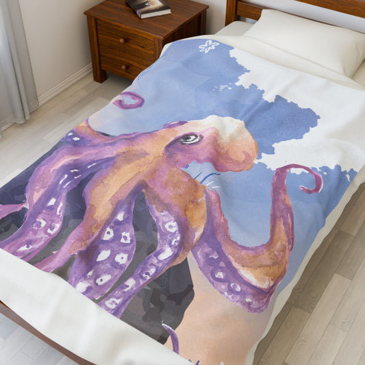 Wild & Wonder blanket, Octopus