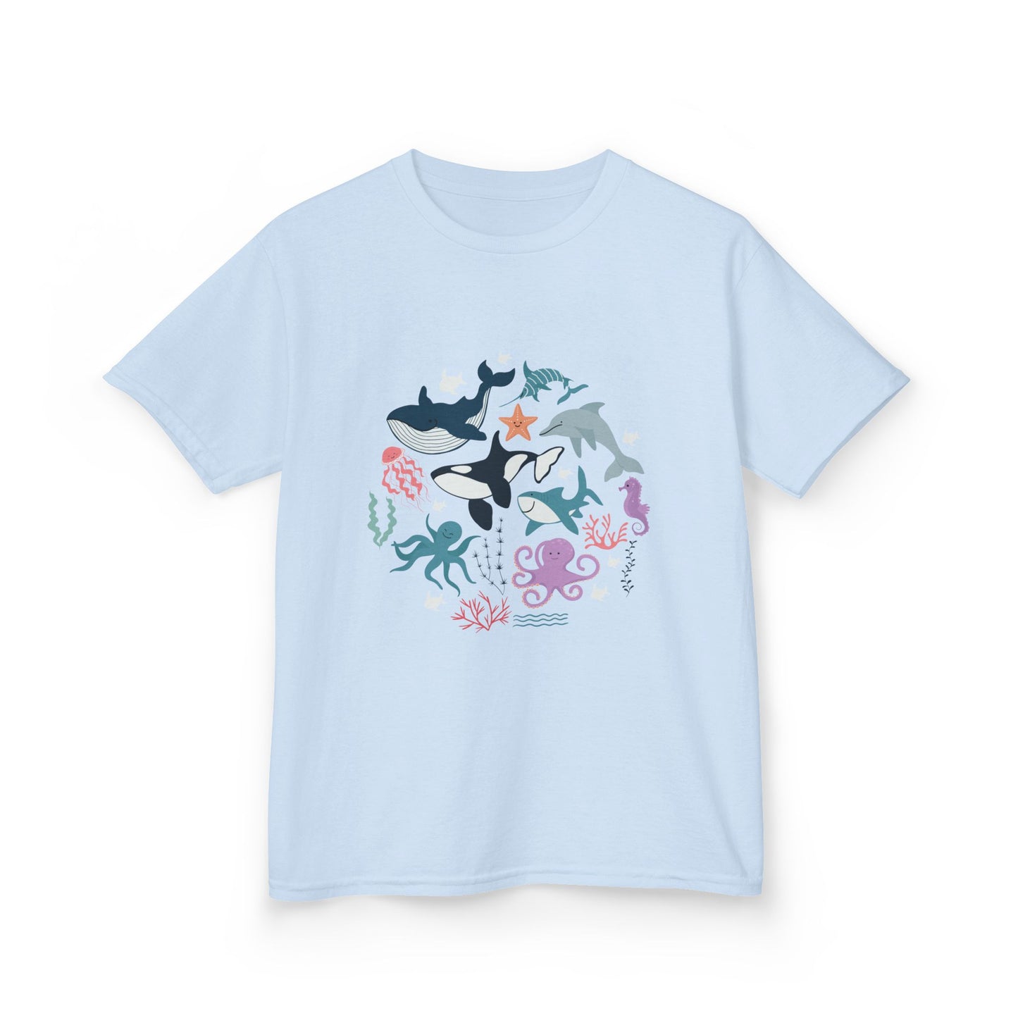 Ocean Adventure Kids Tee - Fun Sea Creature Design for Young Explorers