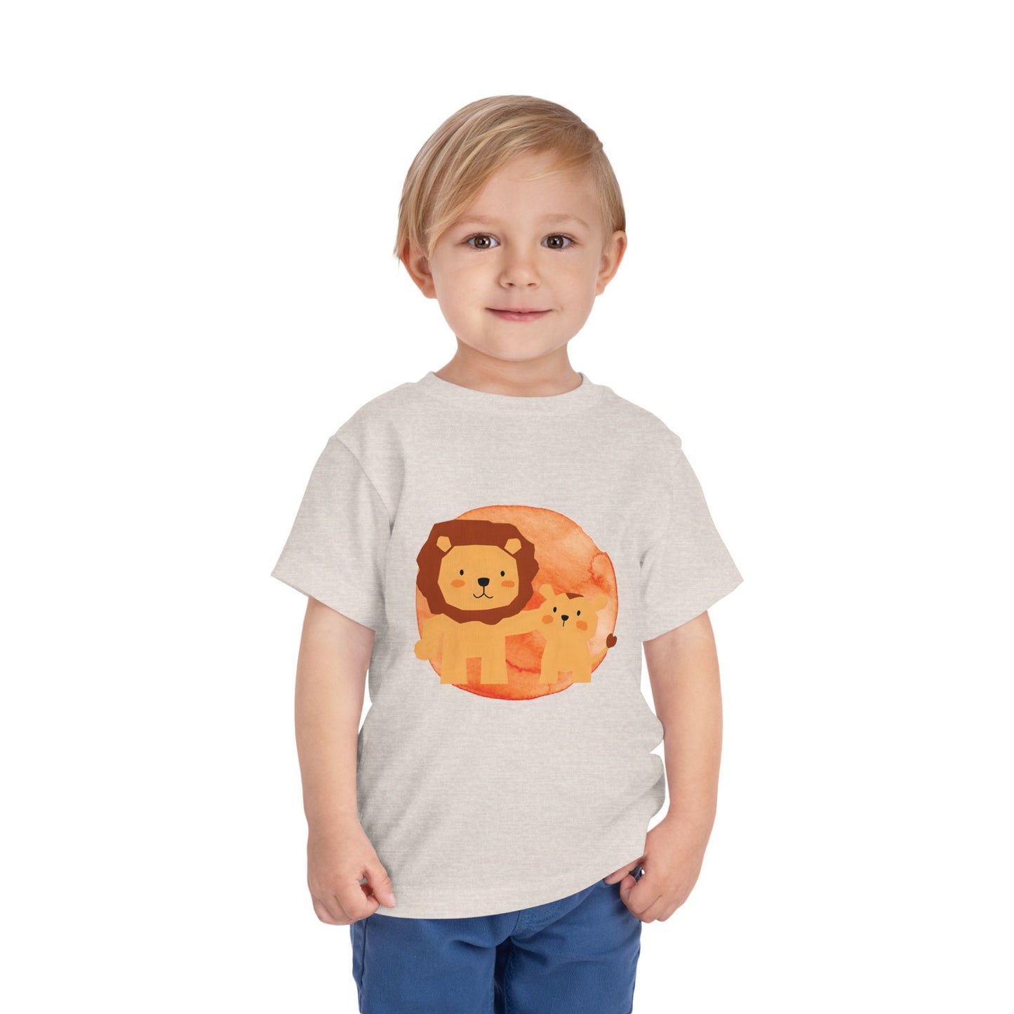 Adorable Lion Family Toddler Tee