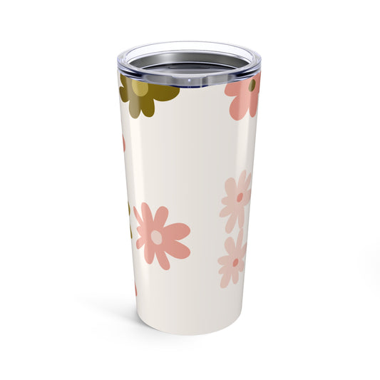 Pink and Proper Floral Tumbler 20oz