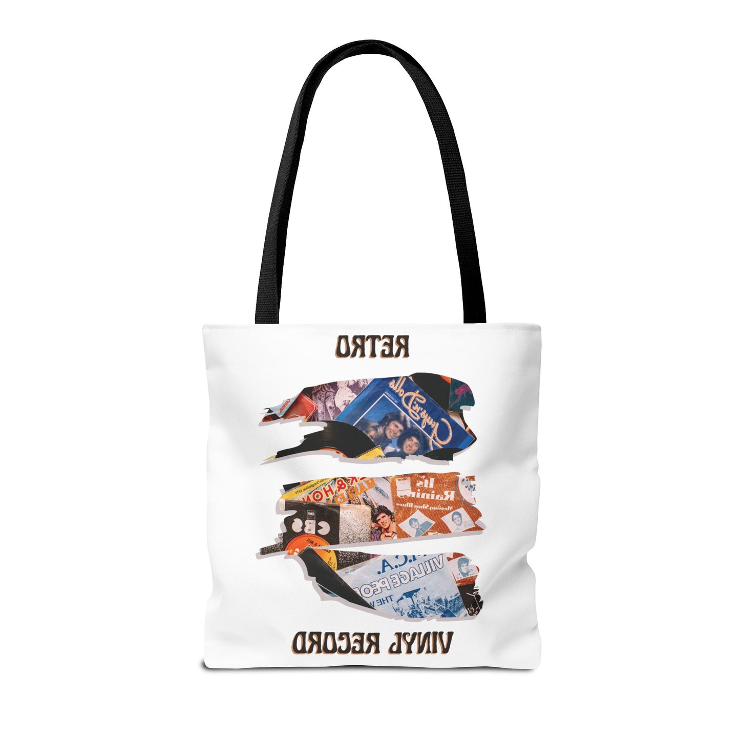 Retro Vinyl Record Tote Bag