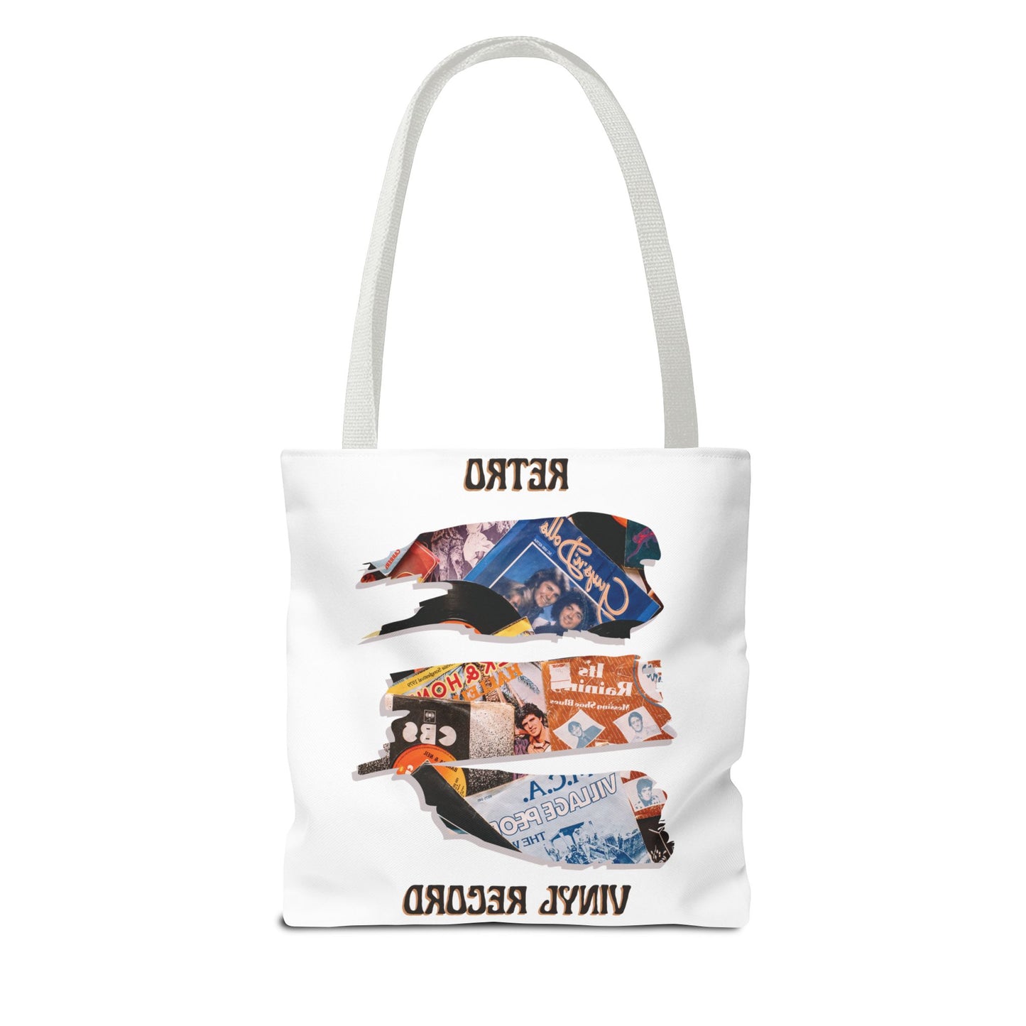 Retro Vinyl Record Tote Bag