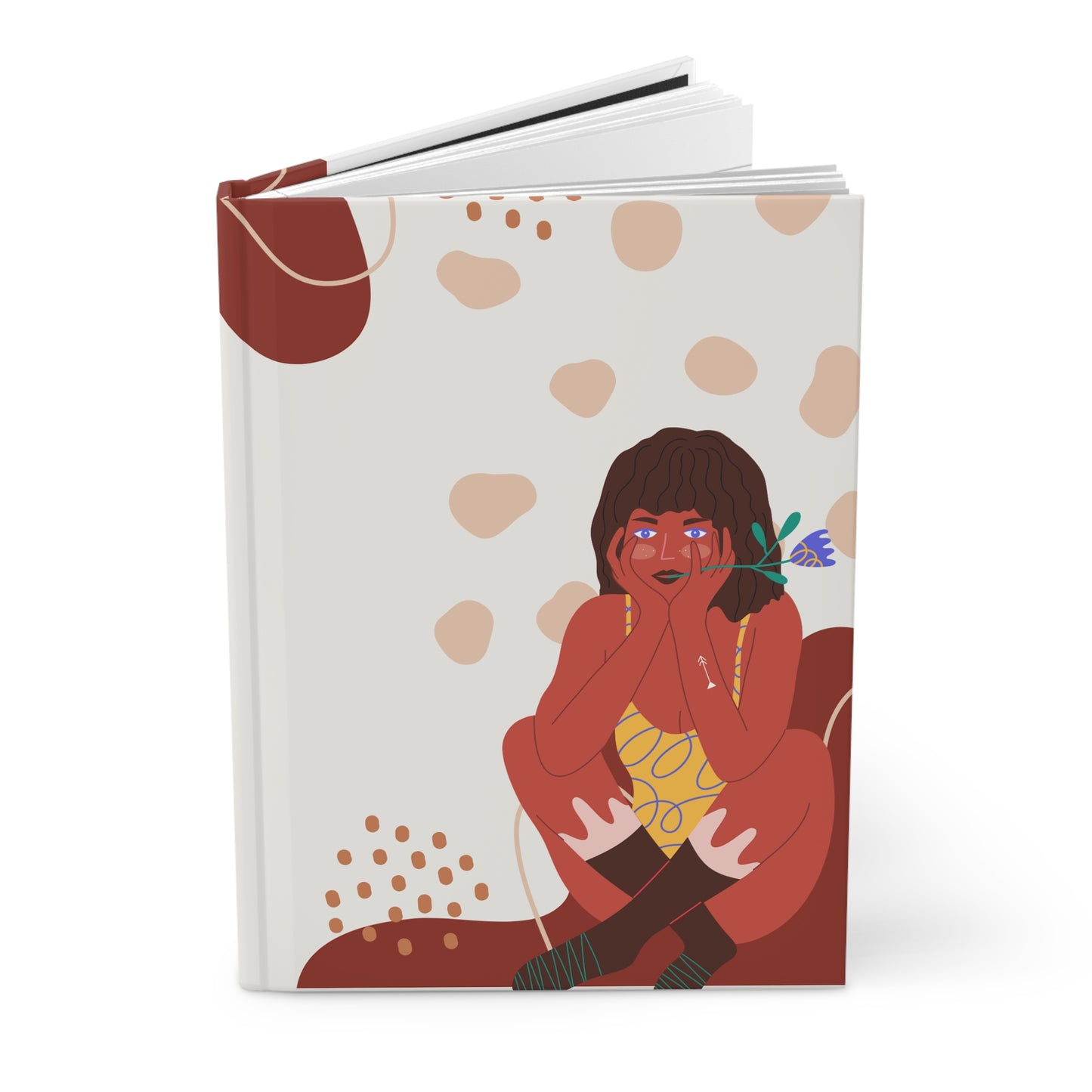 Artistic Hardcover Journal - Inspirational Design for Self-Reflection & Creativity