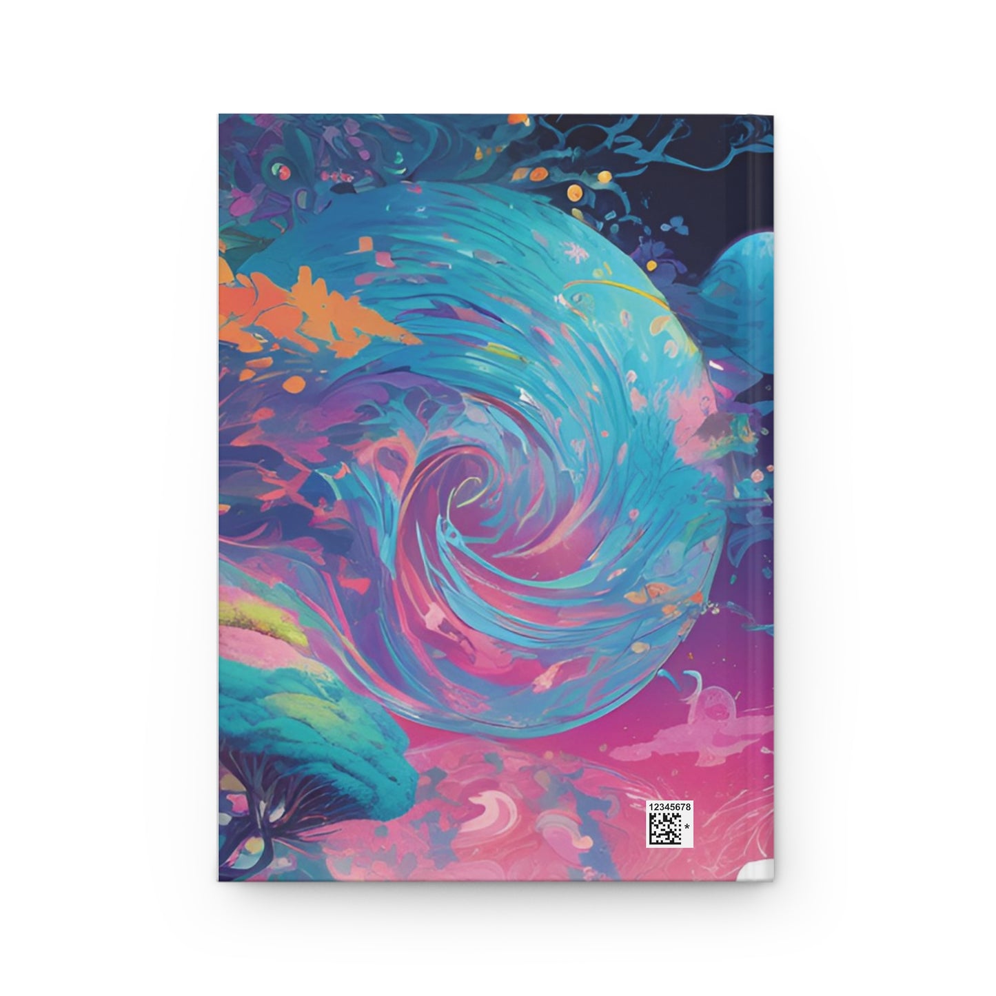 Fantasy Swirl Hardcover Journal - Cosmic Dreamscape
