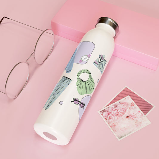 'Fashion for Days' Slim Water Bottle