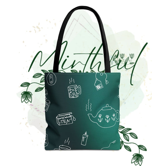 Chic Tea Lover's Tote Bag