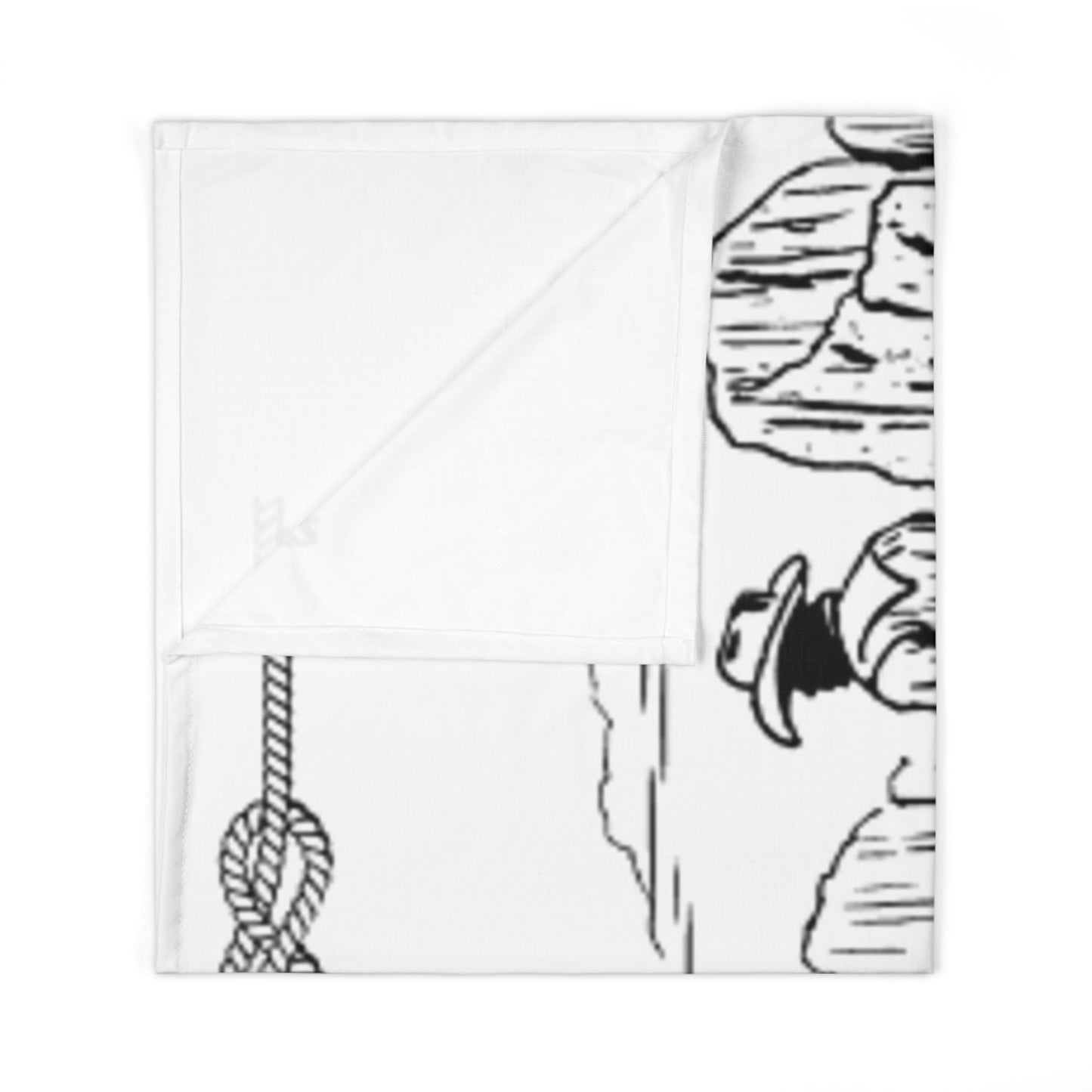 Yeehaw Corral Baby Swaddle Blanket - Western Cowboy