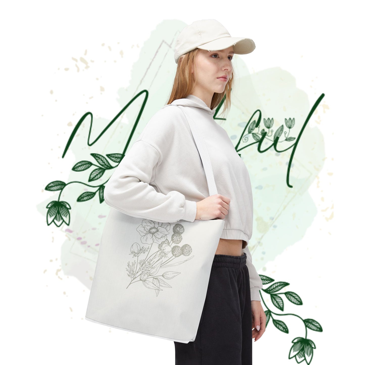 Mirth Floral Tote Bag