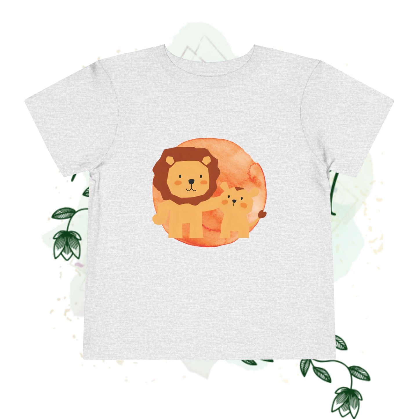 Adorable Lion Family Toddler Tee