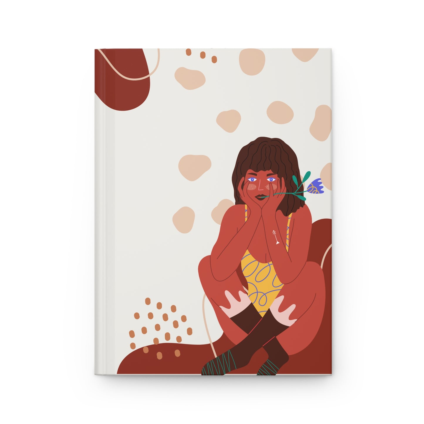 Artistic Hardcover Journal - Inspirational Design for Self-Reflection & Creativity