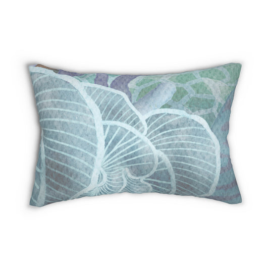 Ocean-Inspired Lumbar Pillow - Coastal Decor