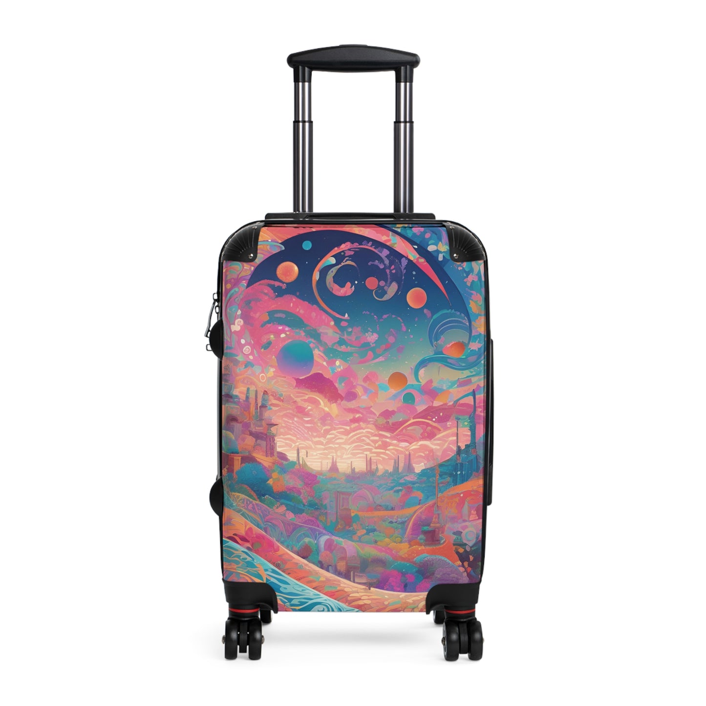 Whimsical Travel Suitcase - Cosmic