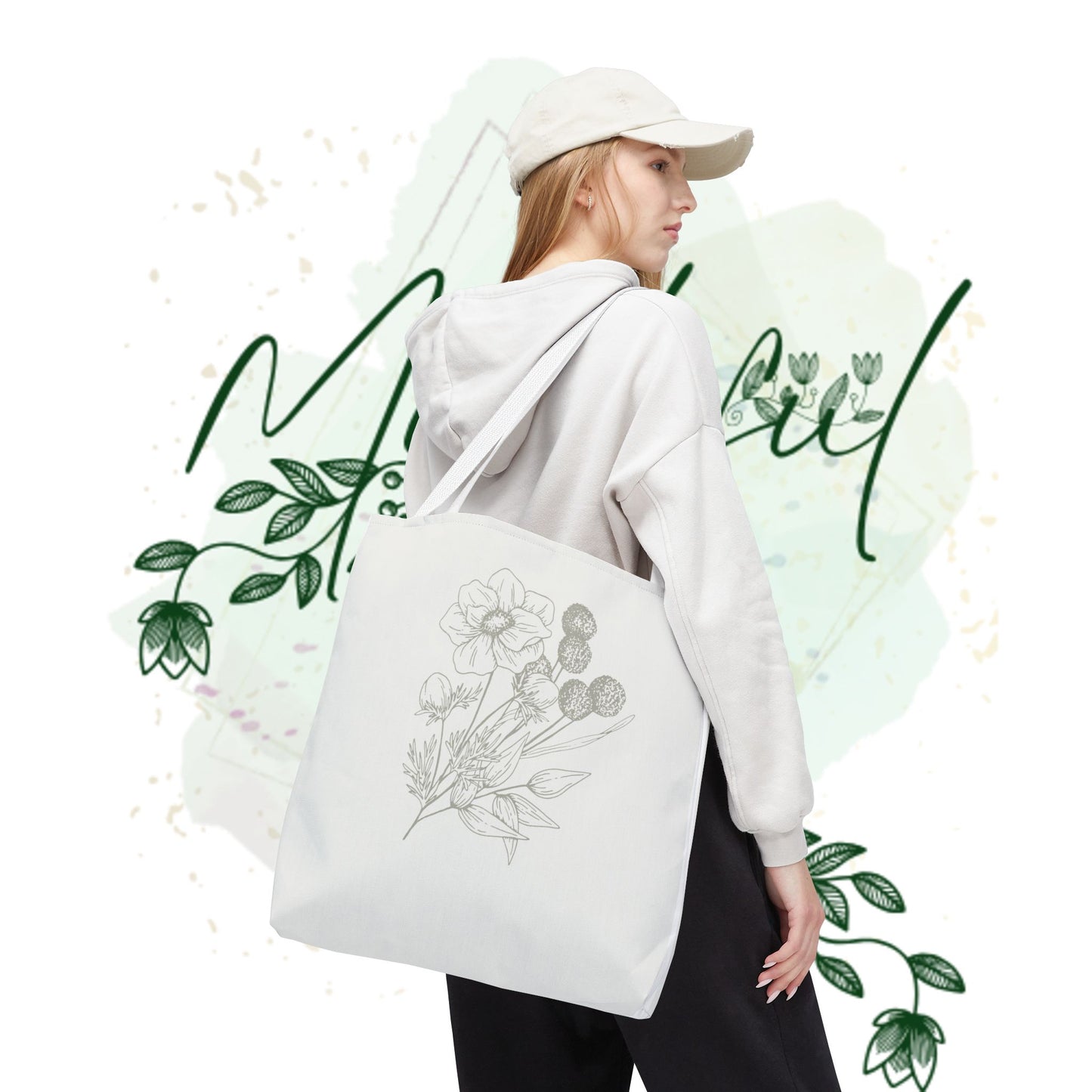 Mirth Floral Tote Bag