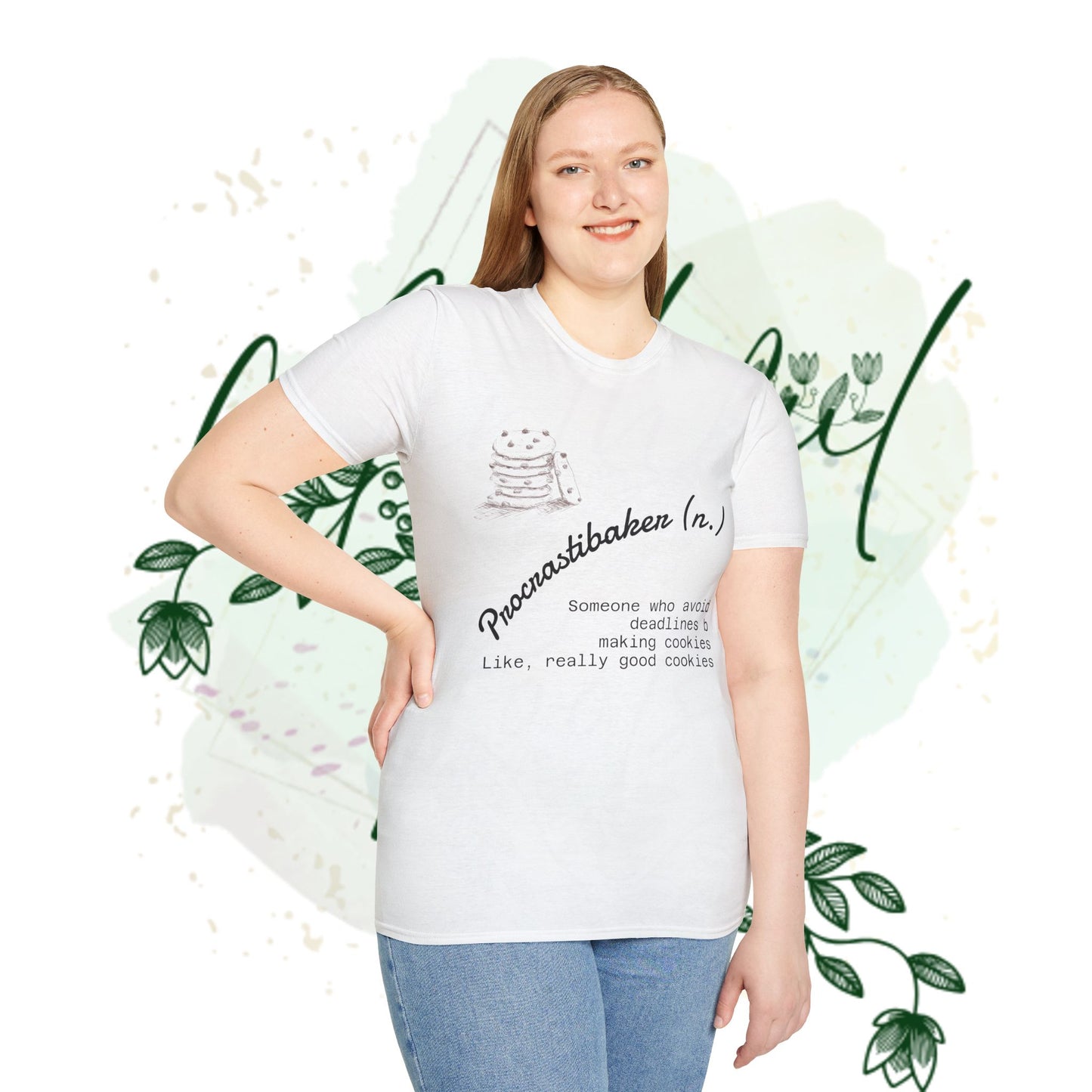 Funny Procrastination T-Shirt for Bakers - Unisex Softstyle Tee