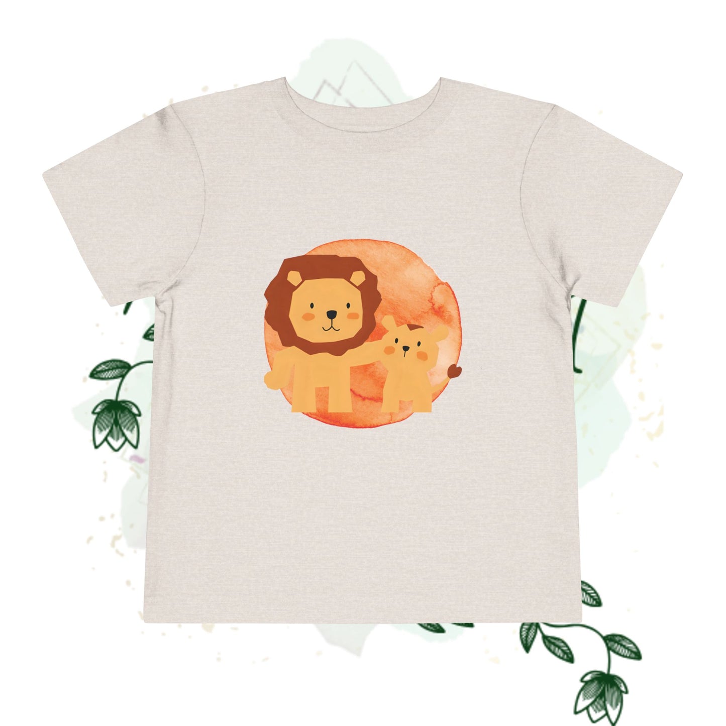 Adorable Lion Family Toddler Tee