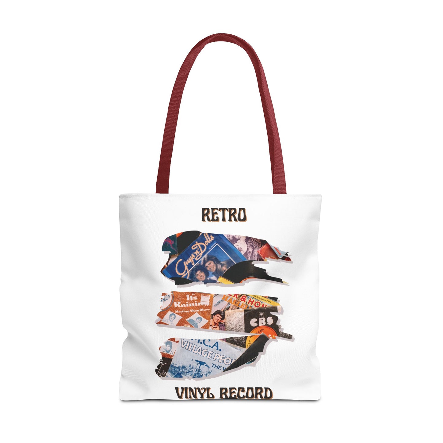 Retro Vinyl Record Tote Bag