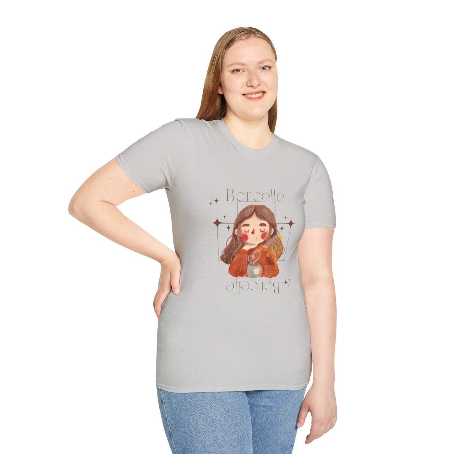 Cute Illustrated Unisex T-Shirt - 'Barceló' Design