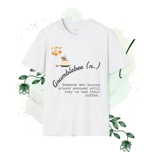 Unisex Coffee Lover T-Shirt - Grumblebee Definition Tee