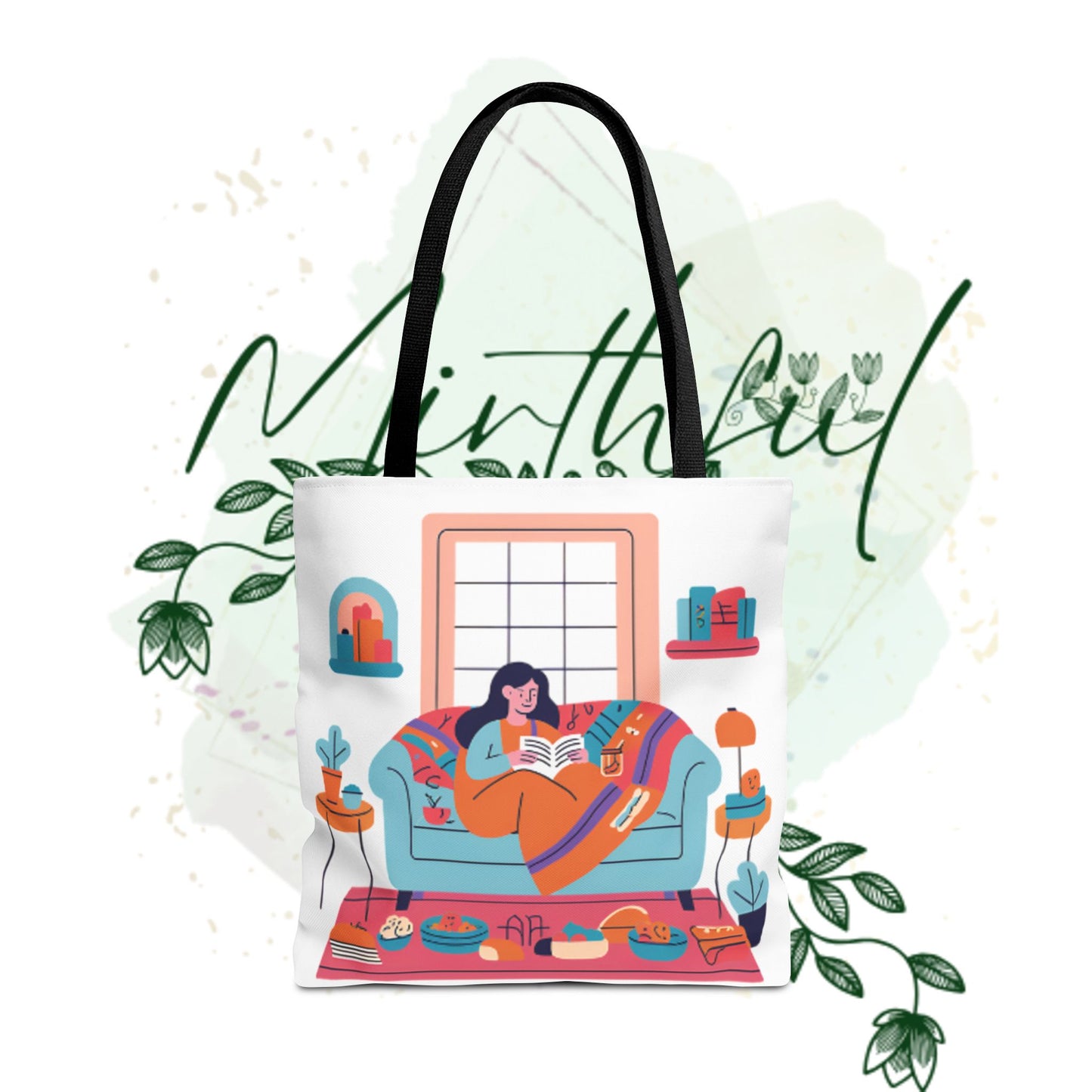 Cozy Reading Tote Bag
