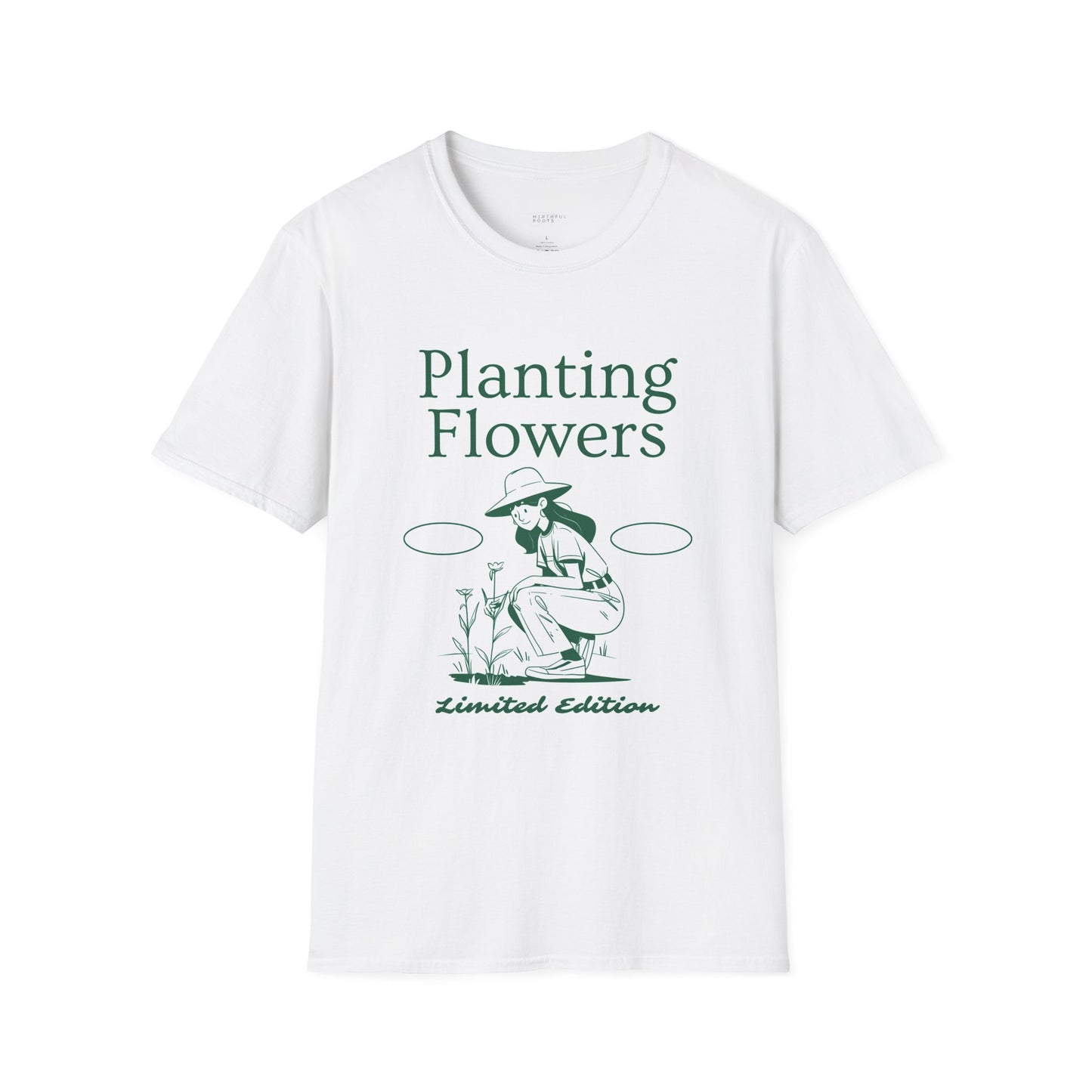 Limited Edition Planting Flowers Unisex Softstyle T-Shirt