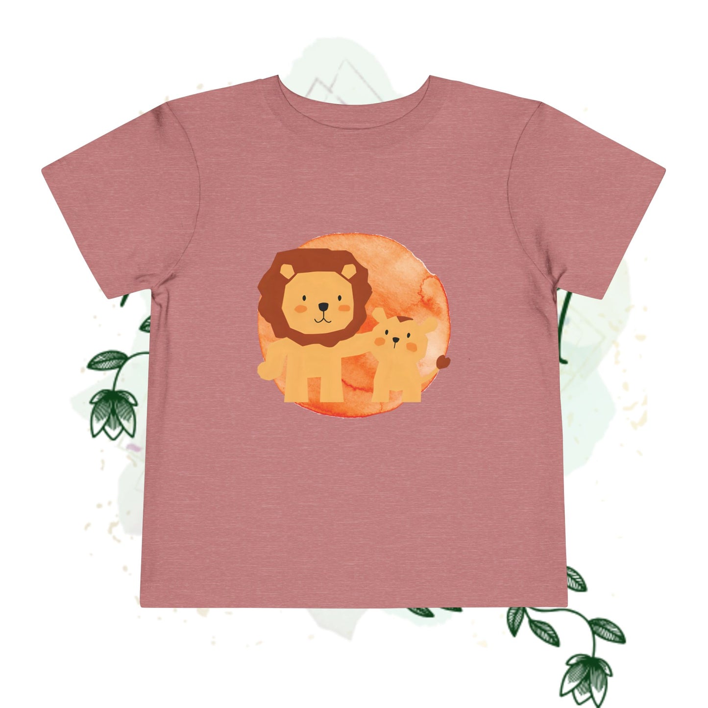Adorable Lion Family Toddler Tee