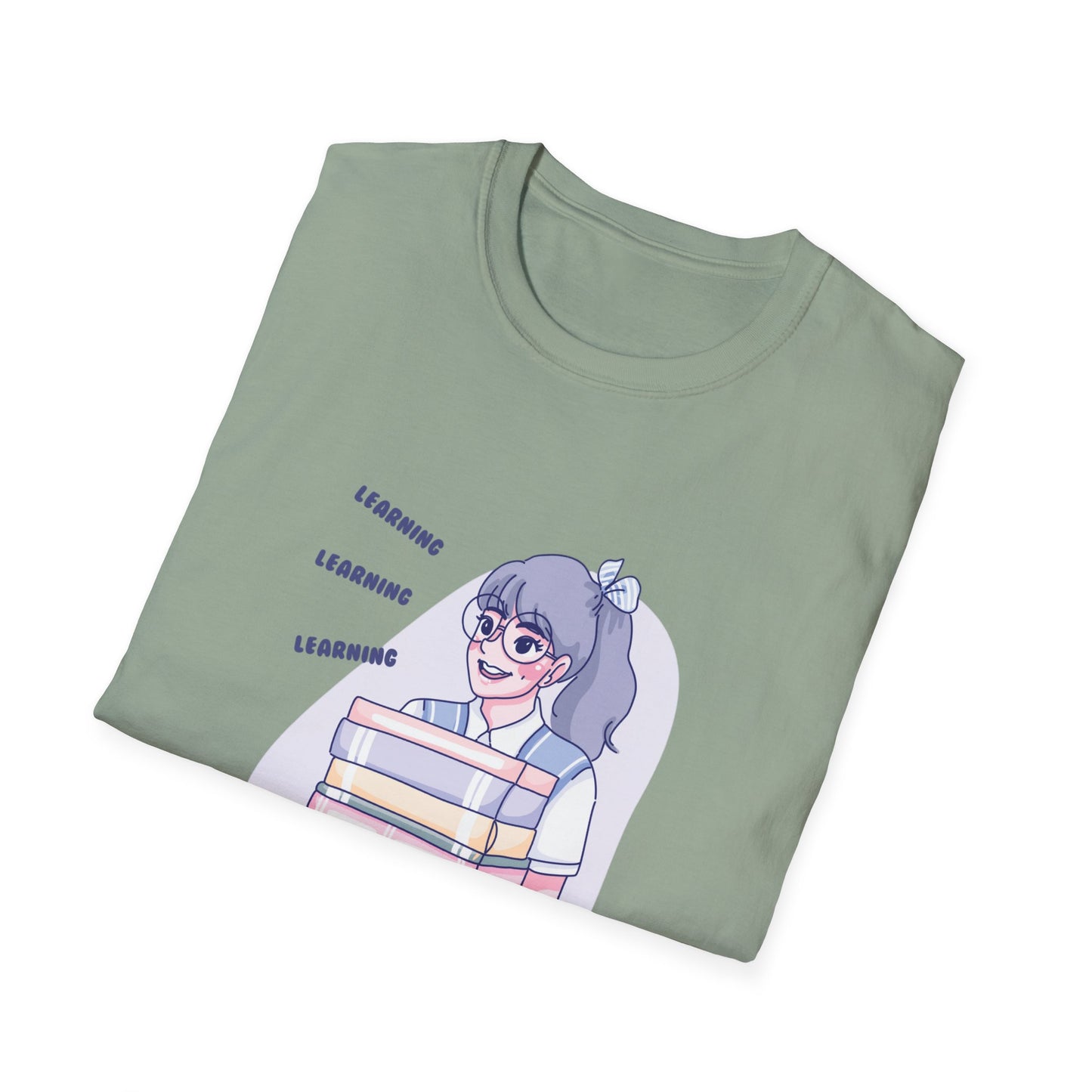 Never Stop Learning Unisex Softstyle T-Shirt