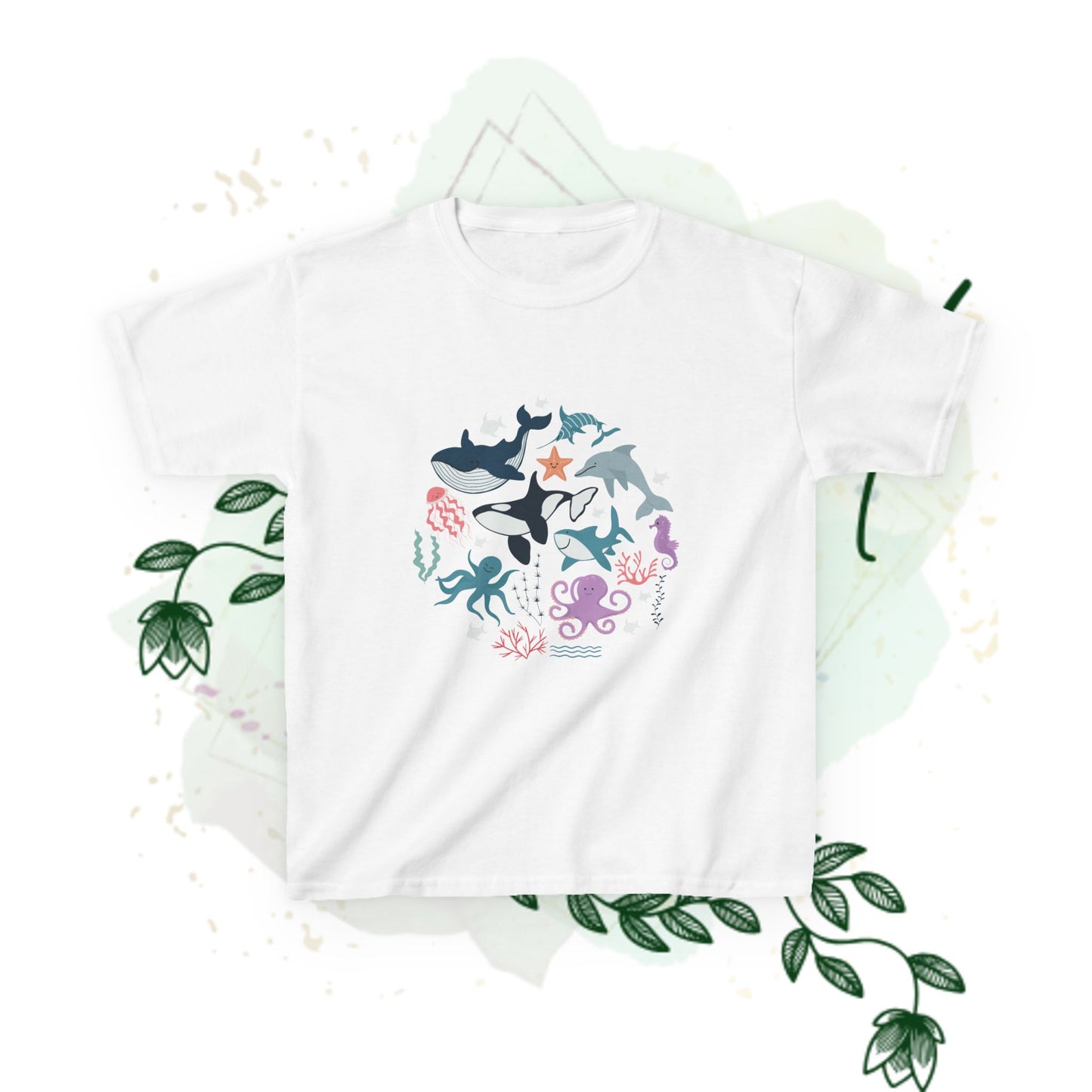 Ocean Adventure Kids Tee - Fun Sea Creature Design for Young Explorers
