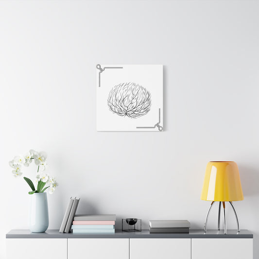 Yeehaw Corral  Art Canvas Print