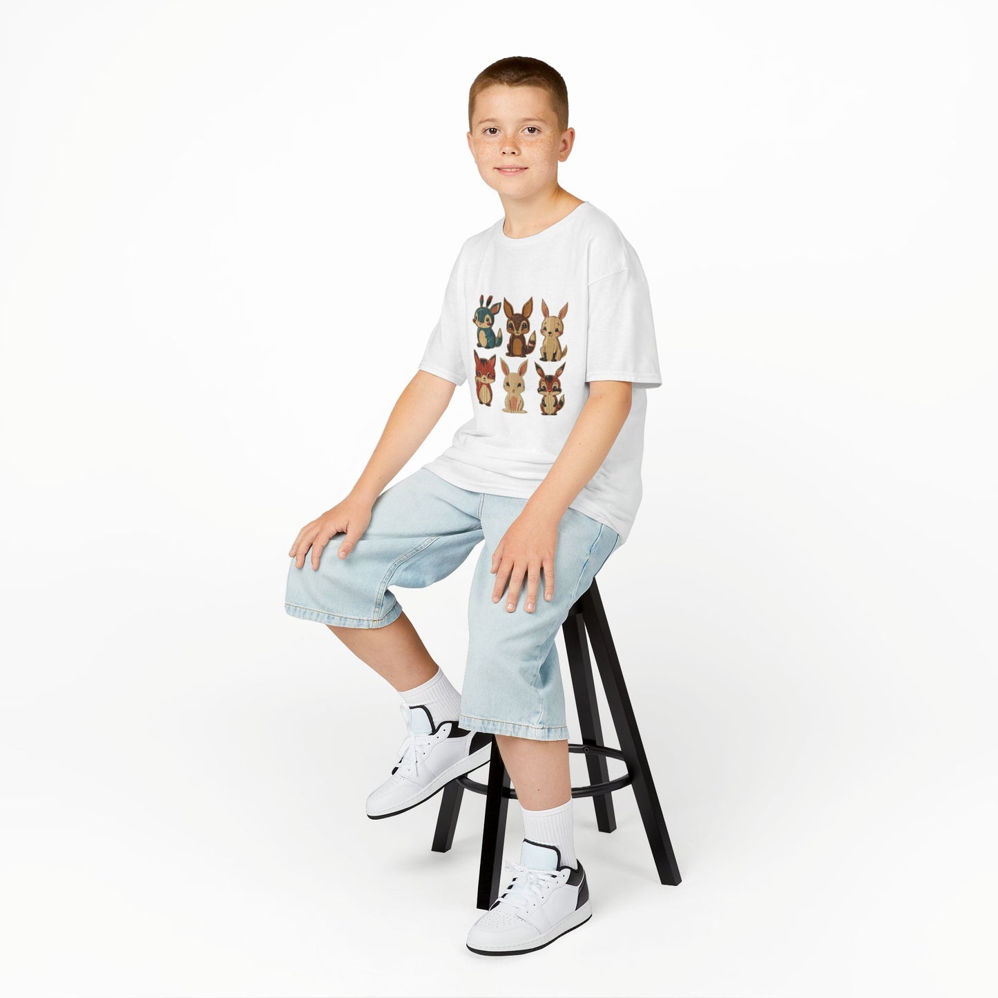 Whimsical Bunny Kids Tee - Cute Animal Graphic T-Shirt