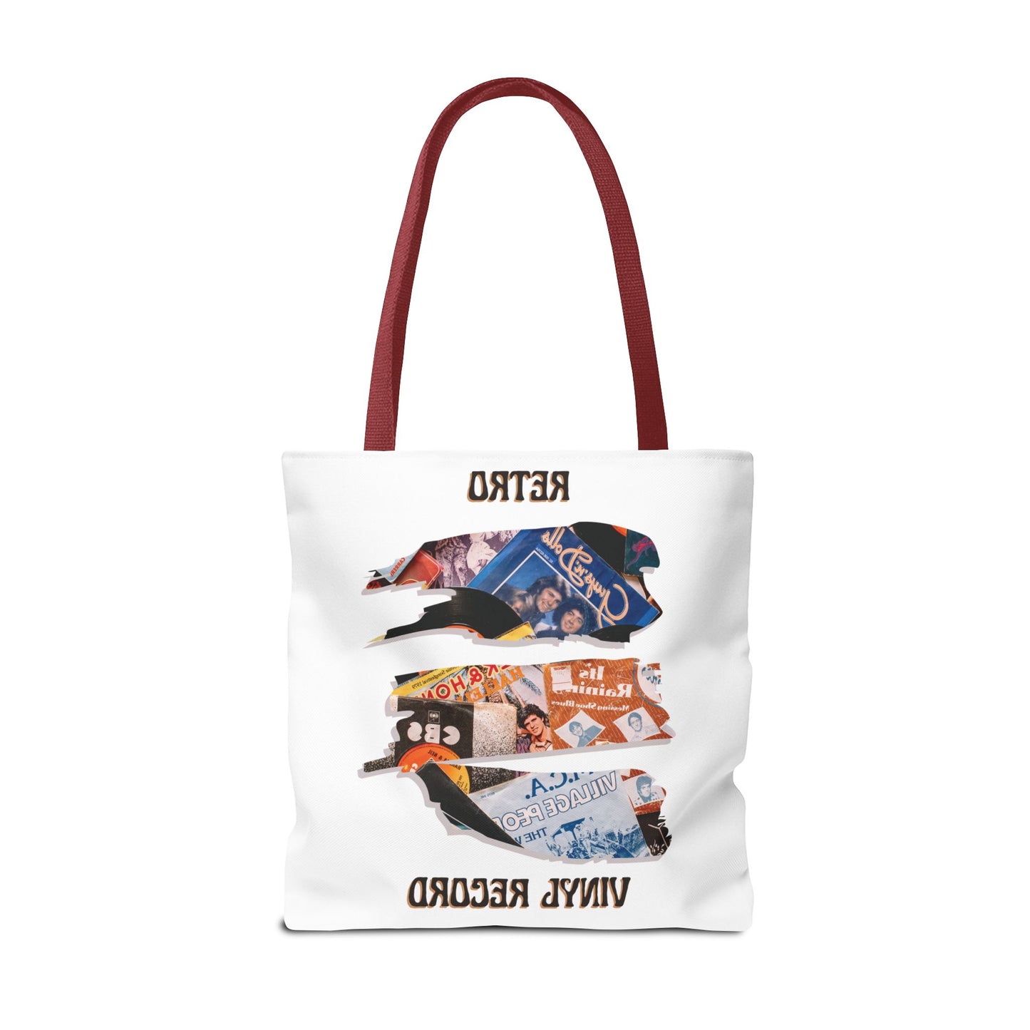 Retro Vinyl Record Tote Bag
