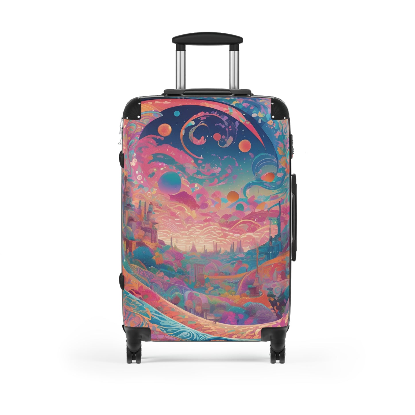 Whimsical Travel Suitcase - Cosmic