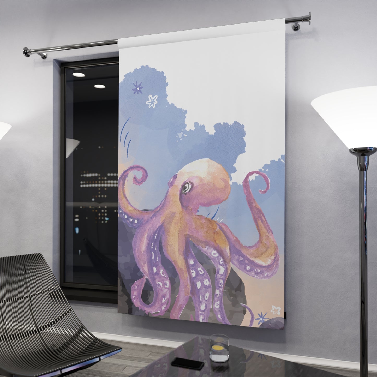 Wild & Wonder Curtain, Octopus