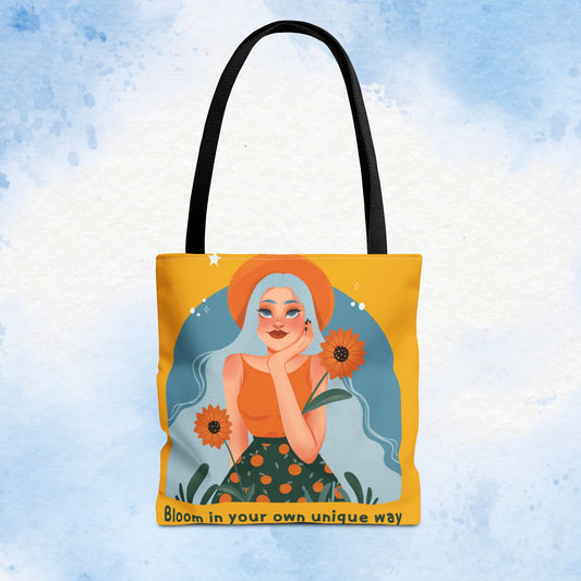 Bloom in Your Own Unique Way Tote Bag