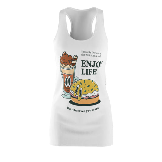 Enjoy Life Women's Cut & Sew Racerback Dress