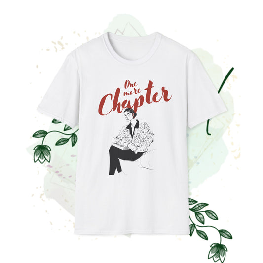 One More Chapter Unisex Softstyle T-Shirt - Cozy Literary Tee for Book Lovers
