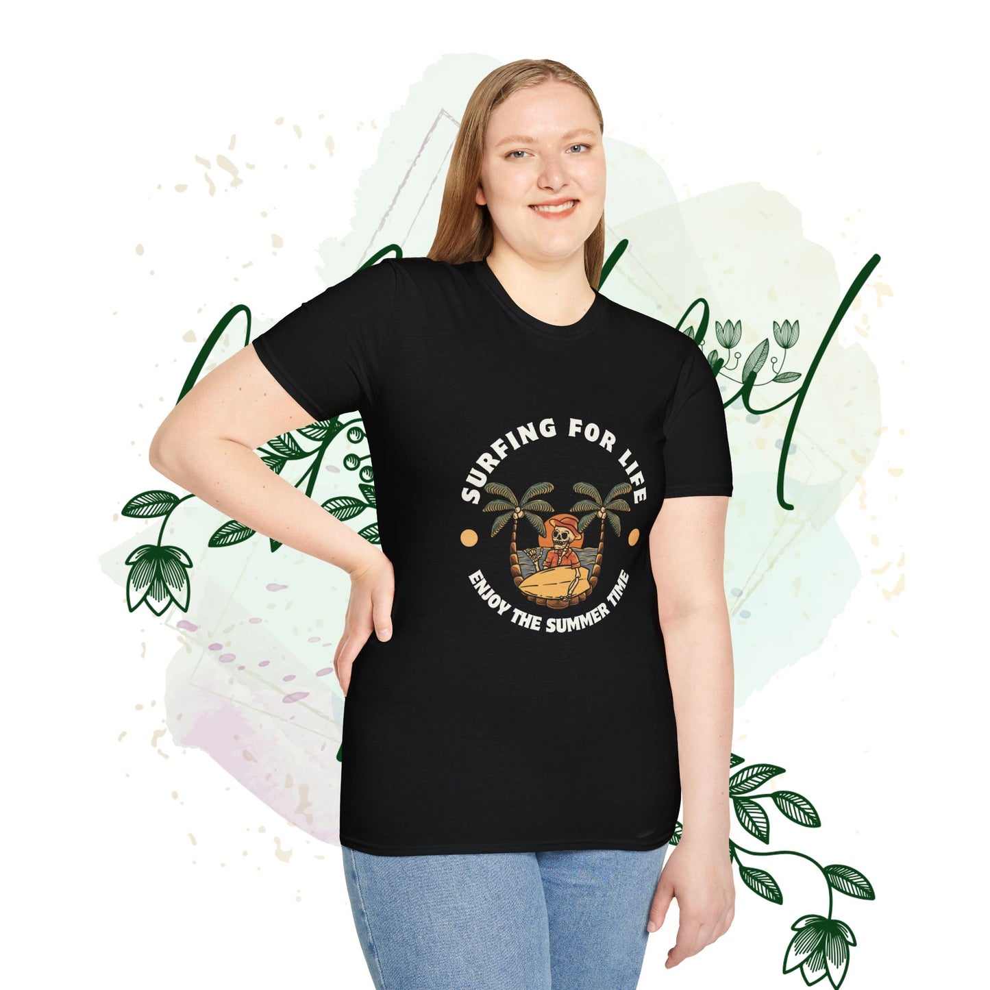 Surfing for Life Unisex Softstyle T-Shirt