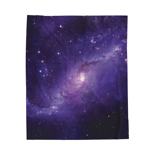"Galactic Wonder" Velveteen Plush Blanket
