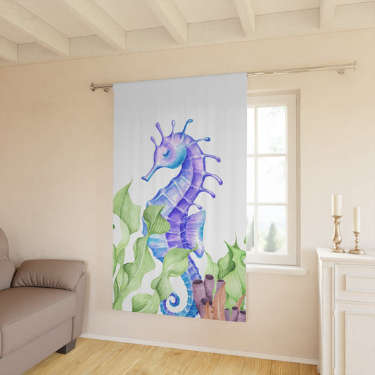 Wild & Wonder Curtain, Sea Horse