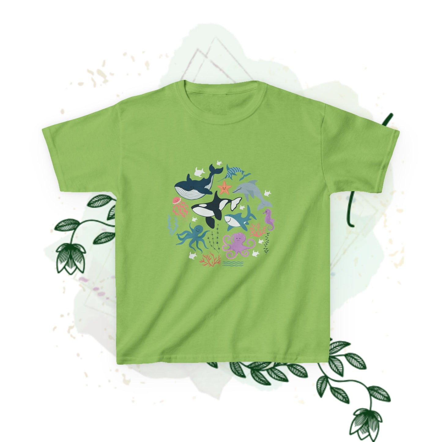 Ocean Adventure Kids Tee - Fun Sea Creature Design for Young Explorers