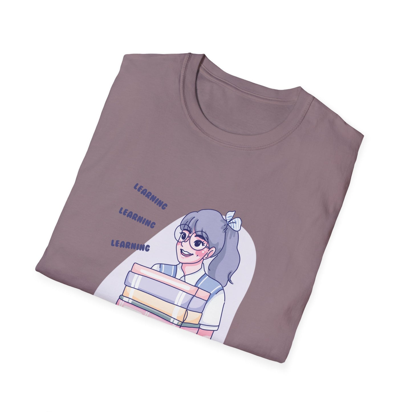 Never Stop Learning Unisex Softstyle T-Shirt