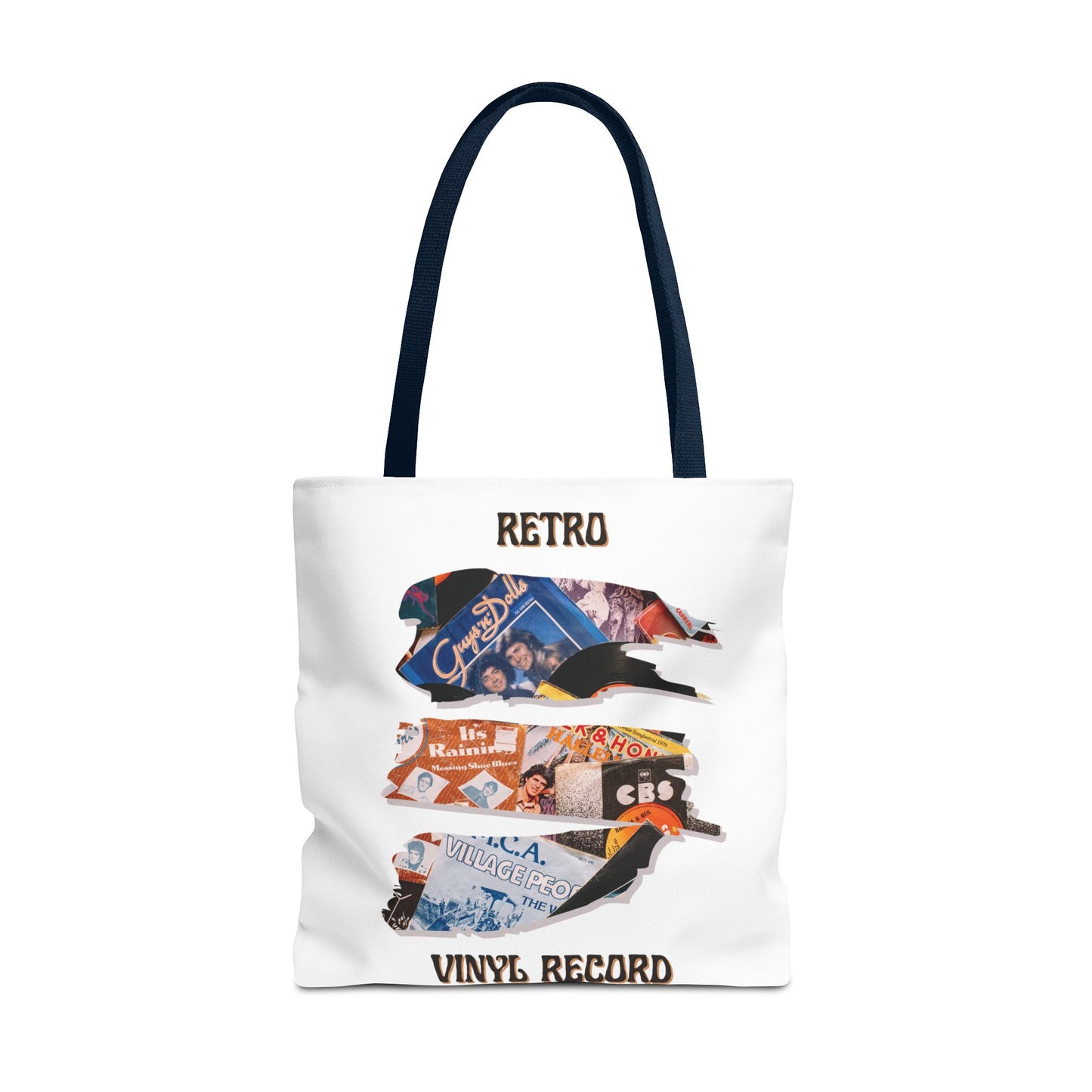Retro Vinyl Record Tote Bag