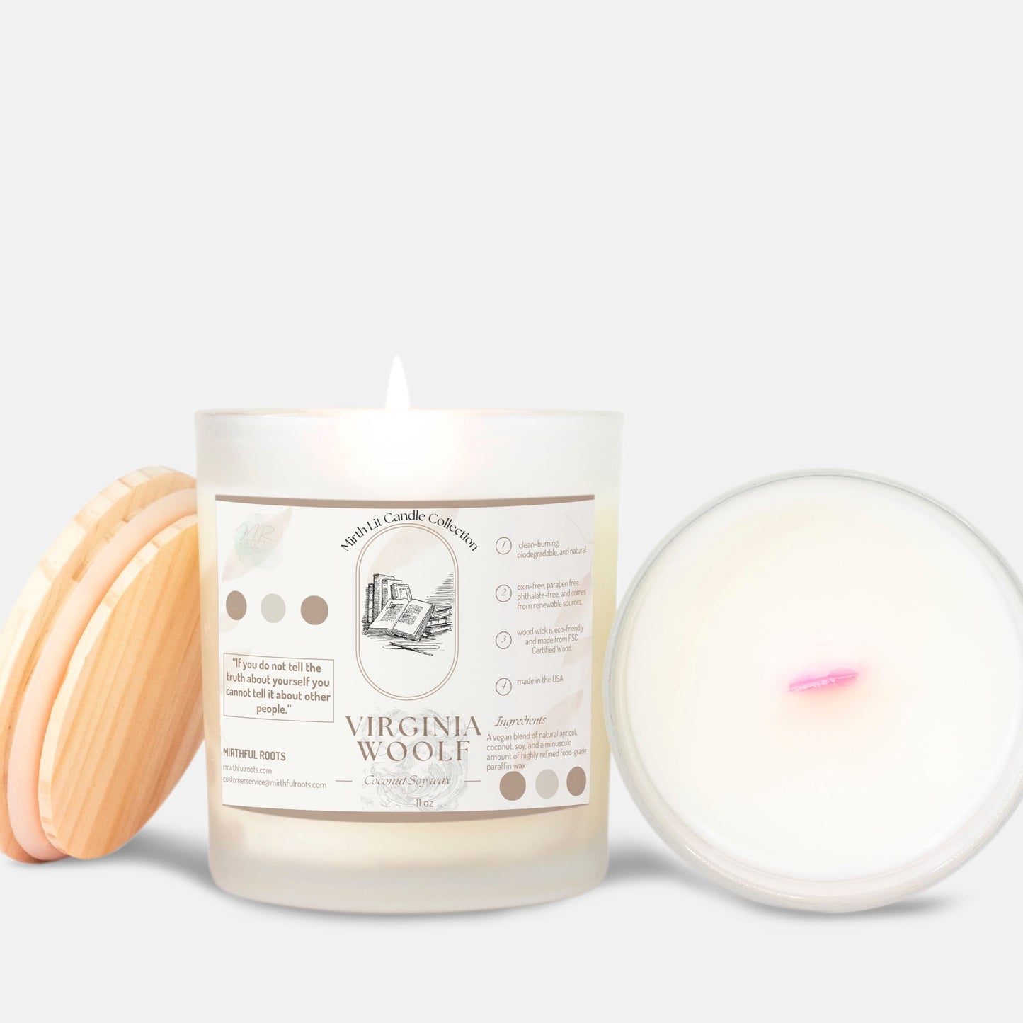 Mirth Lit Candle: Virginia Woolf