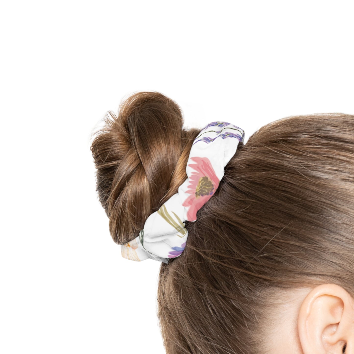 Floral Scrunchie - Colorful Hair Accessory