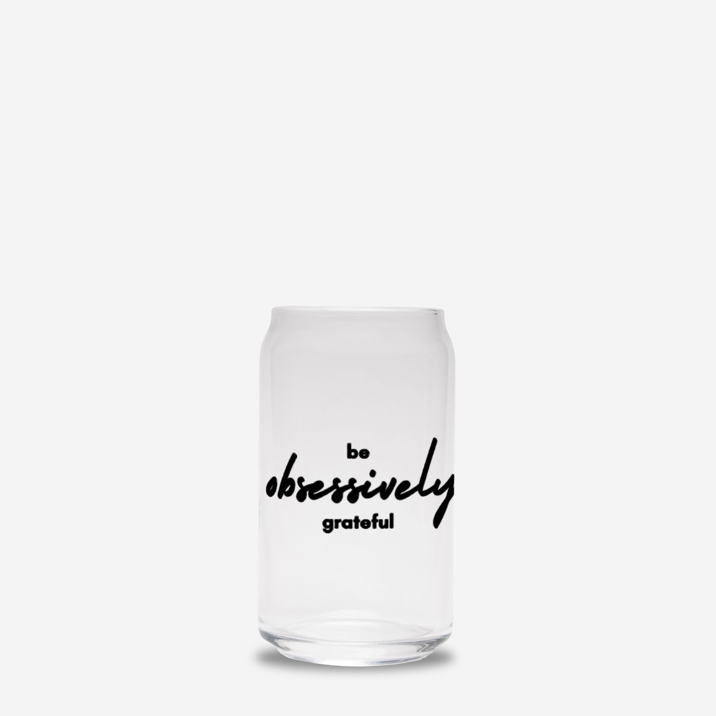 Be Grateful Glass Can 16oz