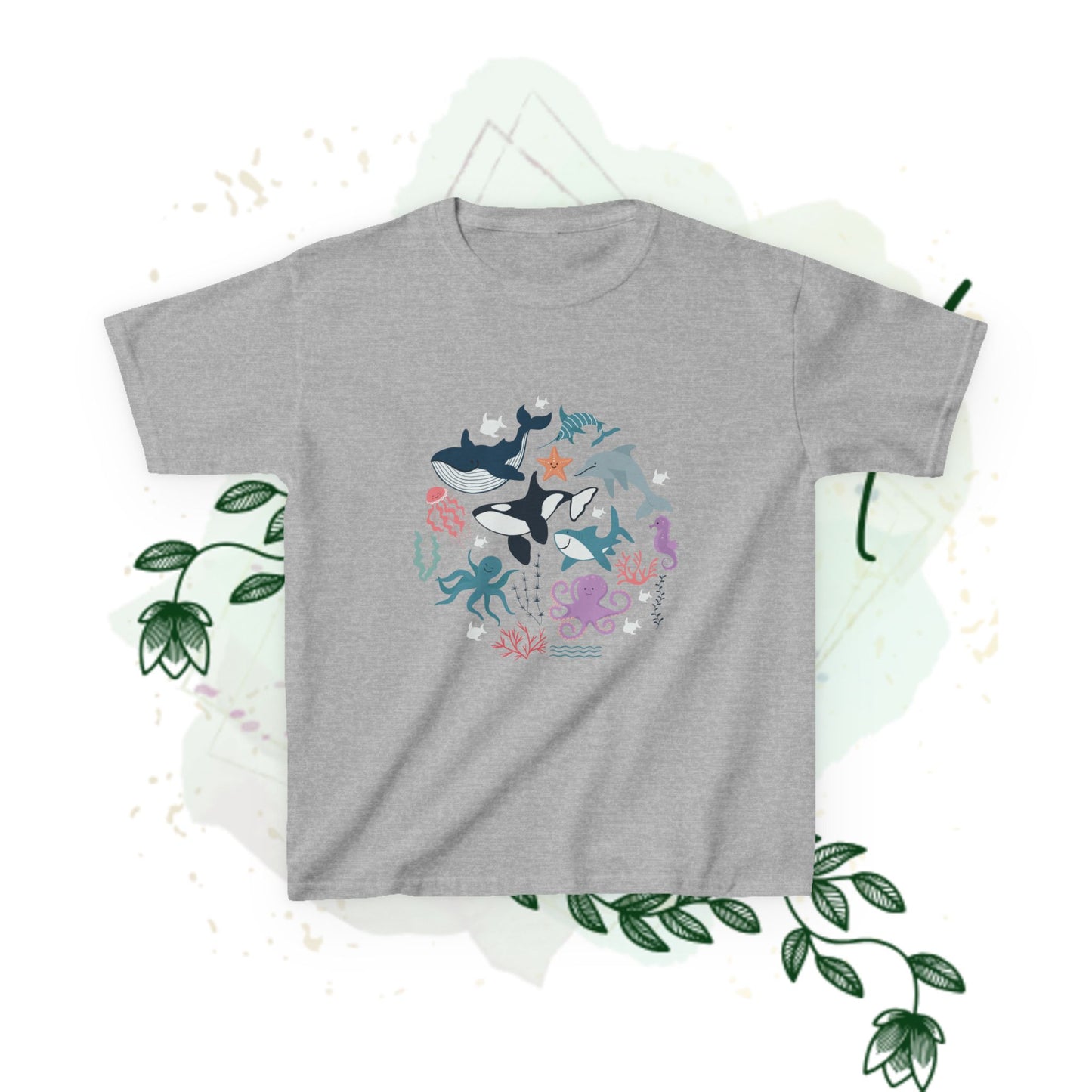 Ocean Adventure Kids Tee - Fun Sea Creature Design for Young Explorers