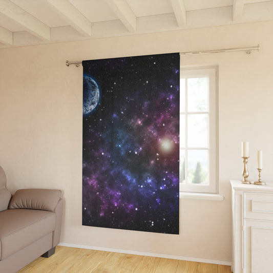Galactic Wonder Window Curtain, 1pc