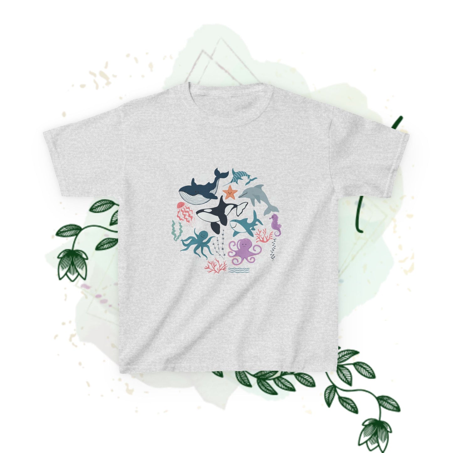 Ocean Adventure Kids Tee - Fun Sea Creature Design for Young Explorers