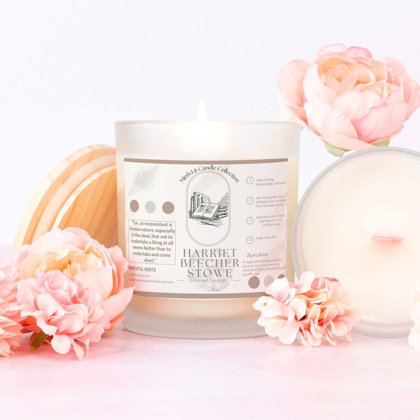 Mirth Lit Candle: Harriet Beecher Stowe