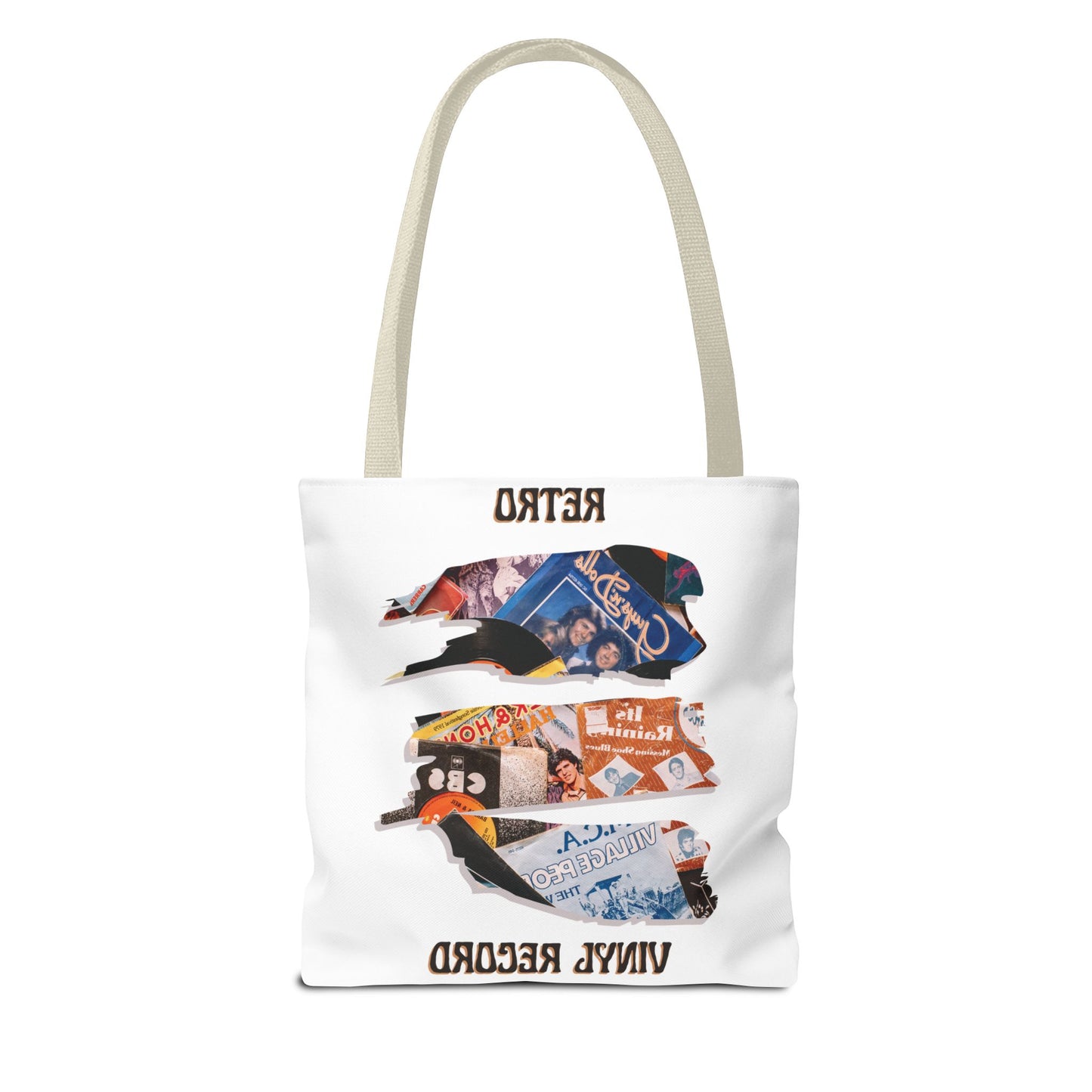 Retro Vinyl Record Tote Bag